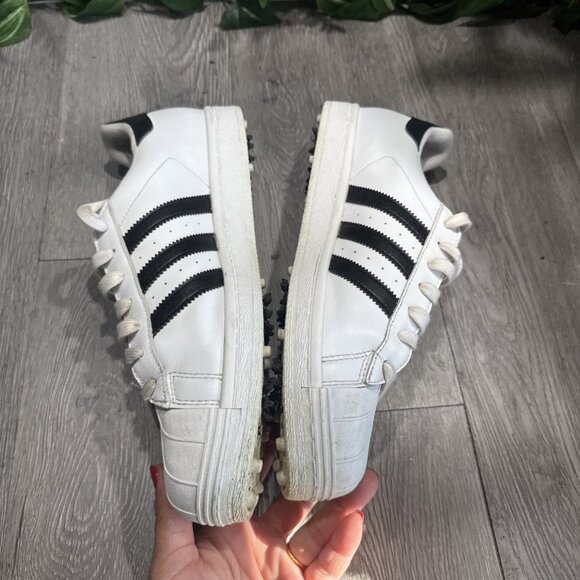 adidas gazelle silver green womens Adidas Mens Superstar Golf Shoes  Extra Butter